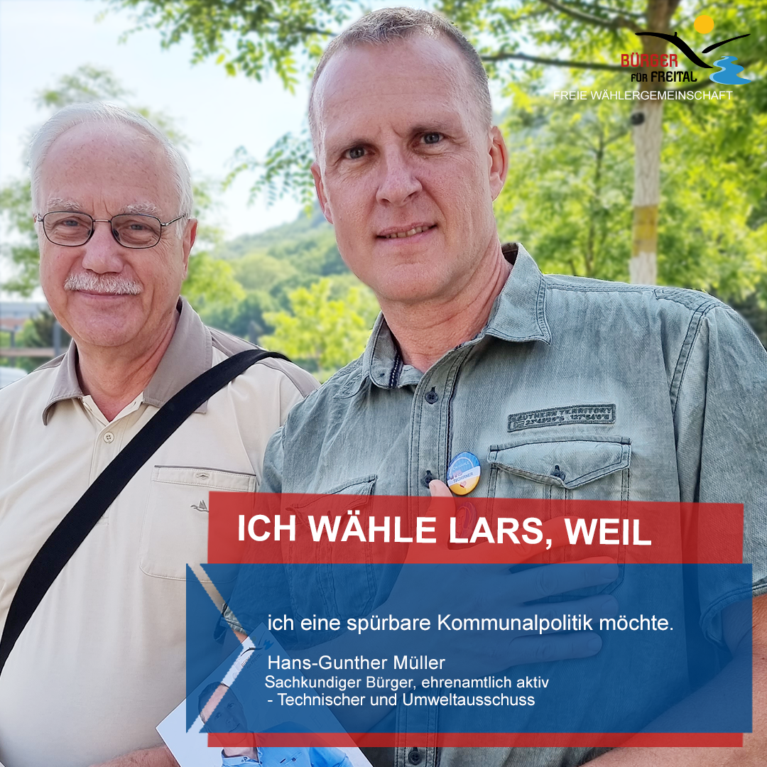 Hans-Gunther Müller, Feuerwehr Freital, Senioren, ehrenamtlicher Bürger, Bürger für Freital,Freital