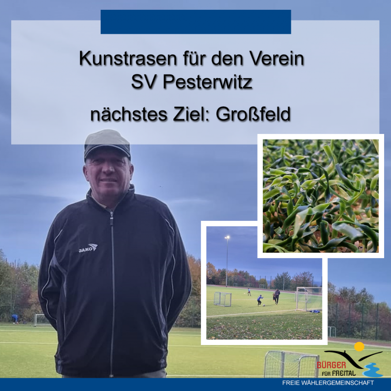 Kunstrasenfläche des Kleinfelds | SV Pesterwitz